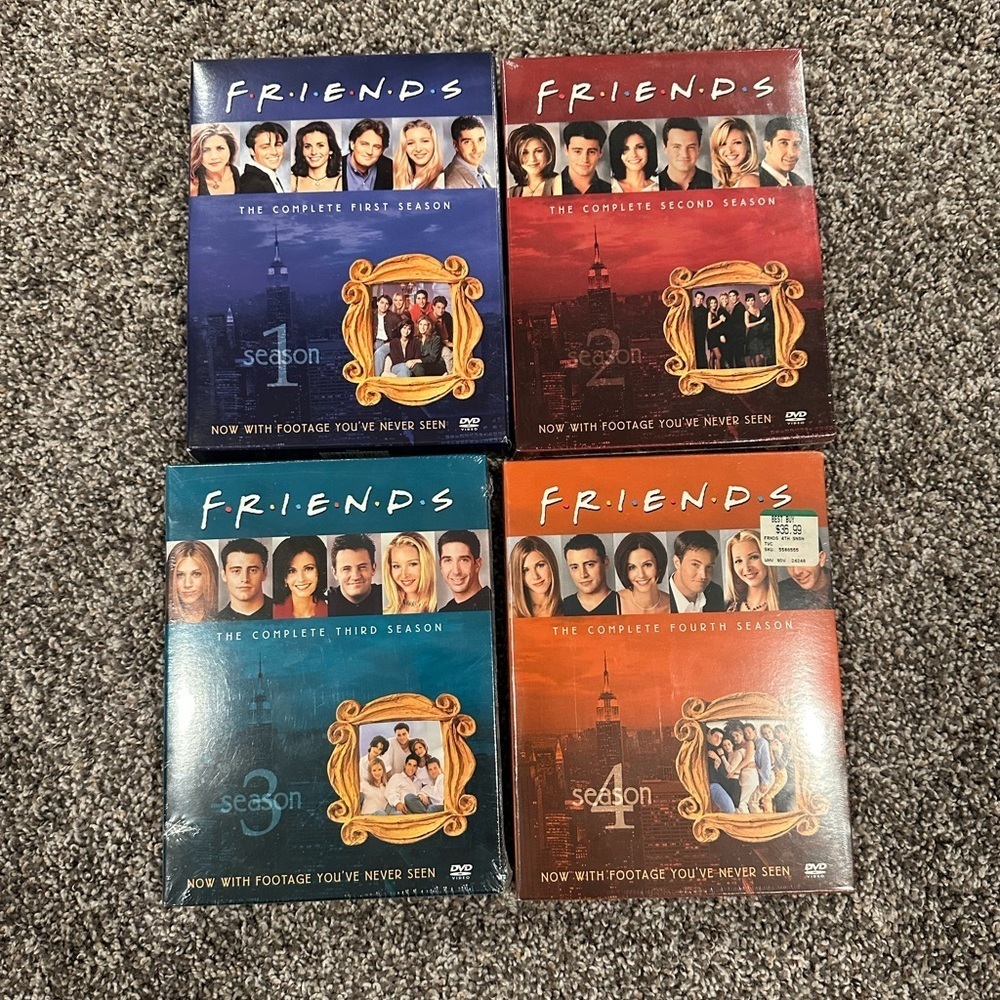 Friends DVD Sets Seasons 1-4